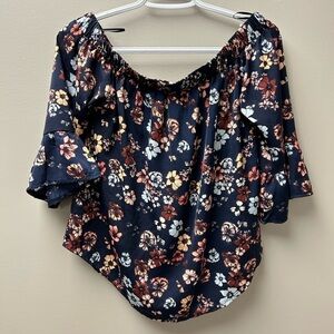 Ardene‎ Floral Off The Shoulder Blouse